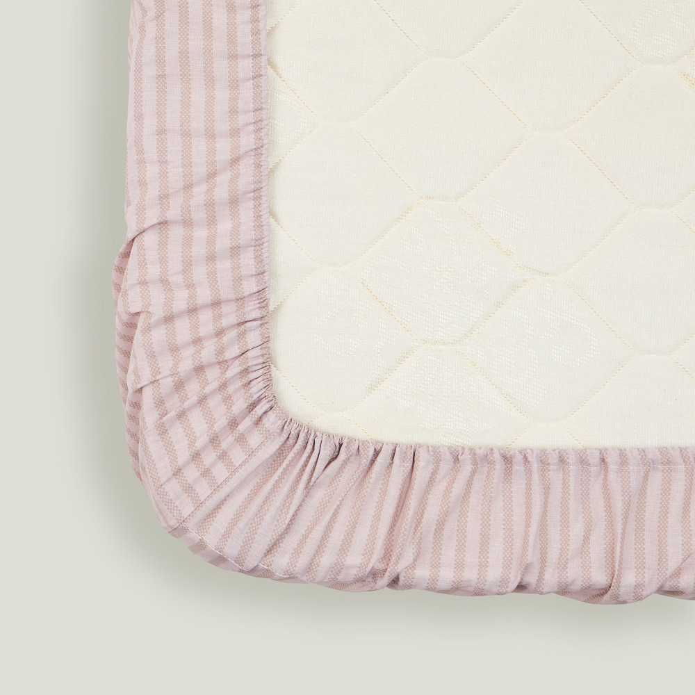 PROVANCE Хейзел Простыня на резинке 160х200х20см, 100% хлопок, бязь, бежевый, арт.№ 432-265