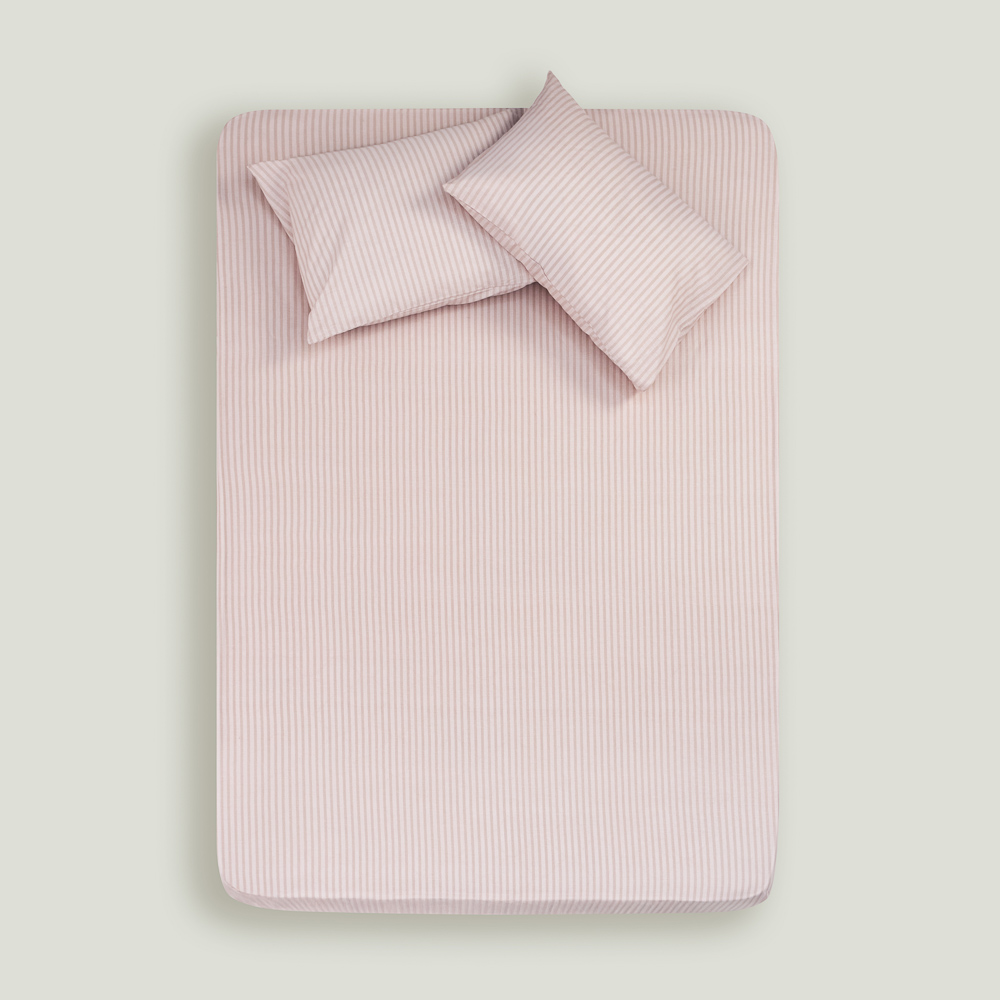 PROVANCE Хейзел Простыня на резинке 160х200х20см, 100% хлопок, бязь, бежевый, арт.№ 432-265