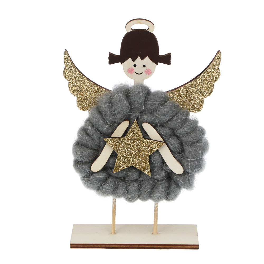 Фигурка декоративная "Ангел", 10х4х18 см, МДФ, 2 вида, арт.№ 509-927