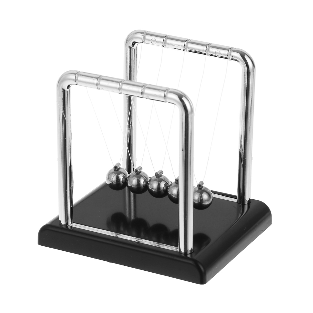 Маятник шары Ньютона, 9x9x7,5 см, пластик, металл, арт.№ 517-168