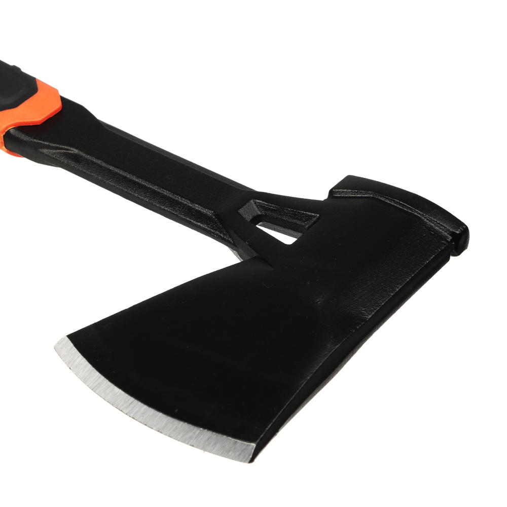 ЕРМАК Топор цельнокованый, двухкомп.обрезин. рук-ка,600г, 330мм, арт.№ 617-366