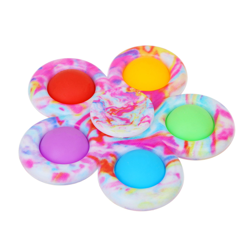 LASTIKS Антистресс-головоломка Симпл-димпл, ПВХ, силикон, 8,5-10см, 3 дизайна, арт.№ 295-192