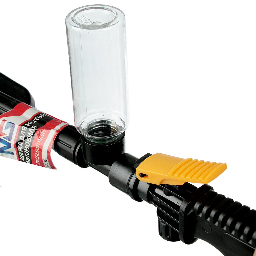 ЕРМАК Щетка для мытья автомобиля, 44x8см, с распылителем, пластик, арт.№ 704-166