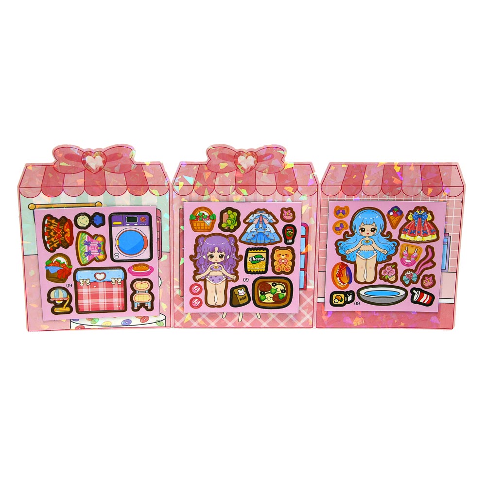 ХОББИХИТ Аппликация магнитная, 13,5х10см, бумага, винил, 4 дизайна, арт.№ 281-281