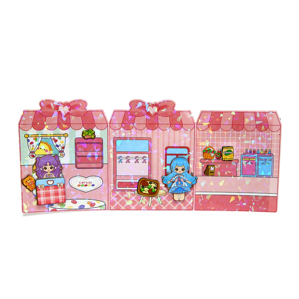 ХОББИХИТ Аппликация магнитная, 13,5х10см, бумага, винил, 4 дизайна, арт.№ 281-281