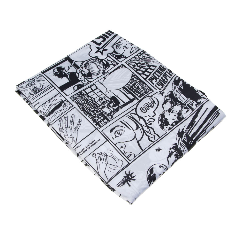 BY Русские Супергерои Чехол-кофр для одежды семейный, 60х30х108см, с молнией, полиэстер, комикс, арт.№ 457-803