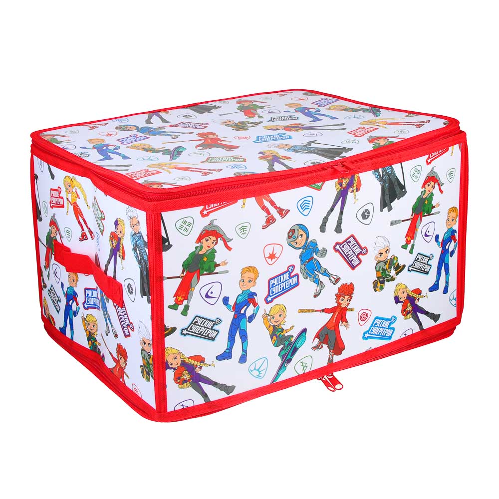 BY Русские Супергерои Короб с крышкой, 40x30x25см, детский, арт.№ 457-805