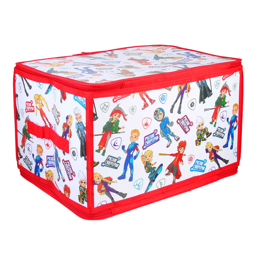 BY Русские Супергерои Короб с крышкой, 40x30x25см, детский, арт.№ 457-805