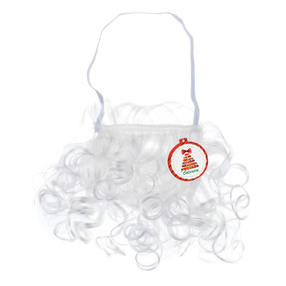 СНОУ БУМ Борода Деда Мороза, полиэстер, 20г, арт.№ 388-068