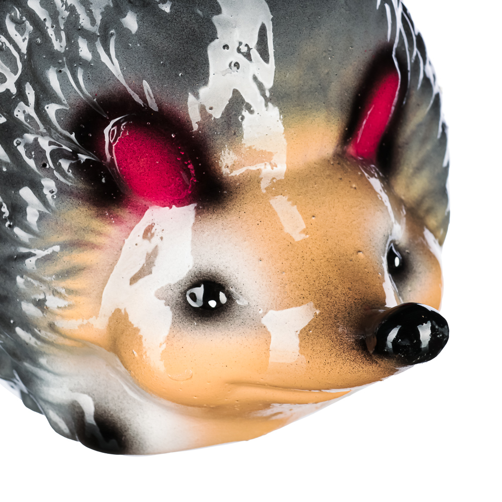 Фигура Еж малый, керамика, 20x15x15см, 3 вида, арт.№ 162-213