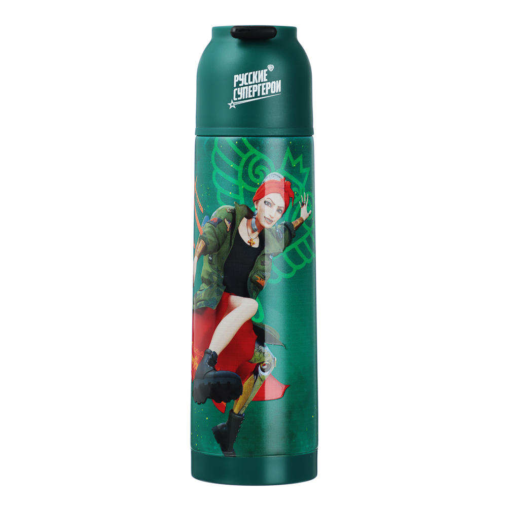 BY Русские Супергерои Термос 0,5 л Яга, для напитков, нержавеющая сталь, арт.№ 841-602