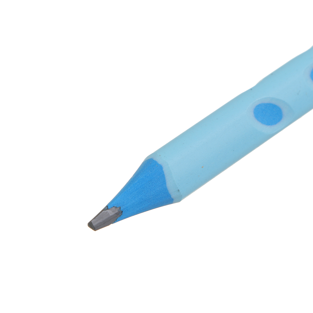 BY Русские Супергерои Набор из 3х черногр. карандашей (3-гран.,утолщ.) и точилки, блистер, "Джуниор", арт.№ 801-036