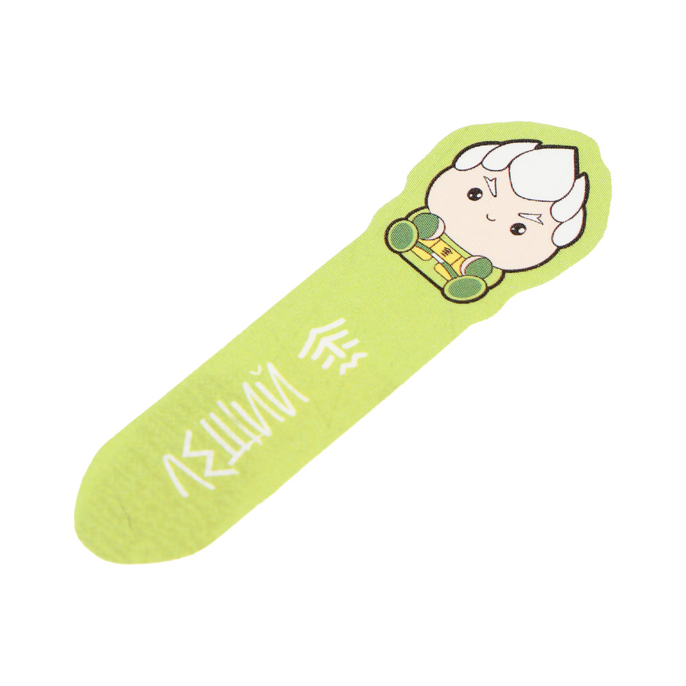 BY Русские Супергерои Закладки с липким слоем, 6х25шт., фигурные в форме героев, пластик, "Кавай", арт.№ 801-038