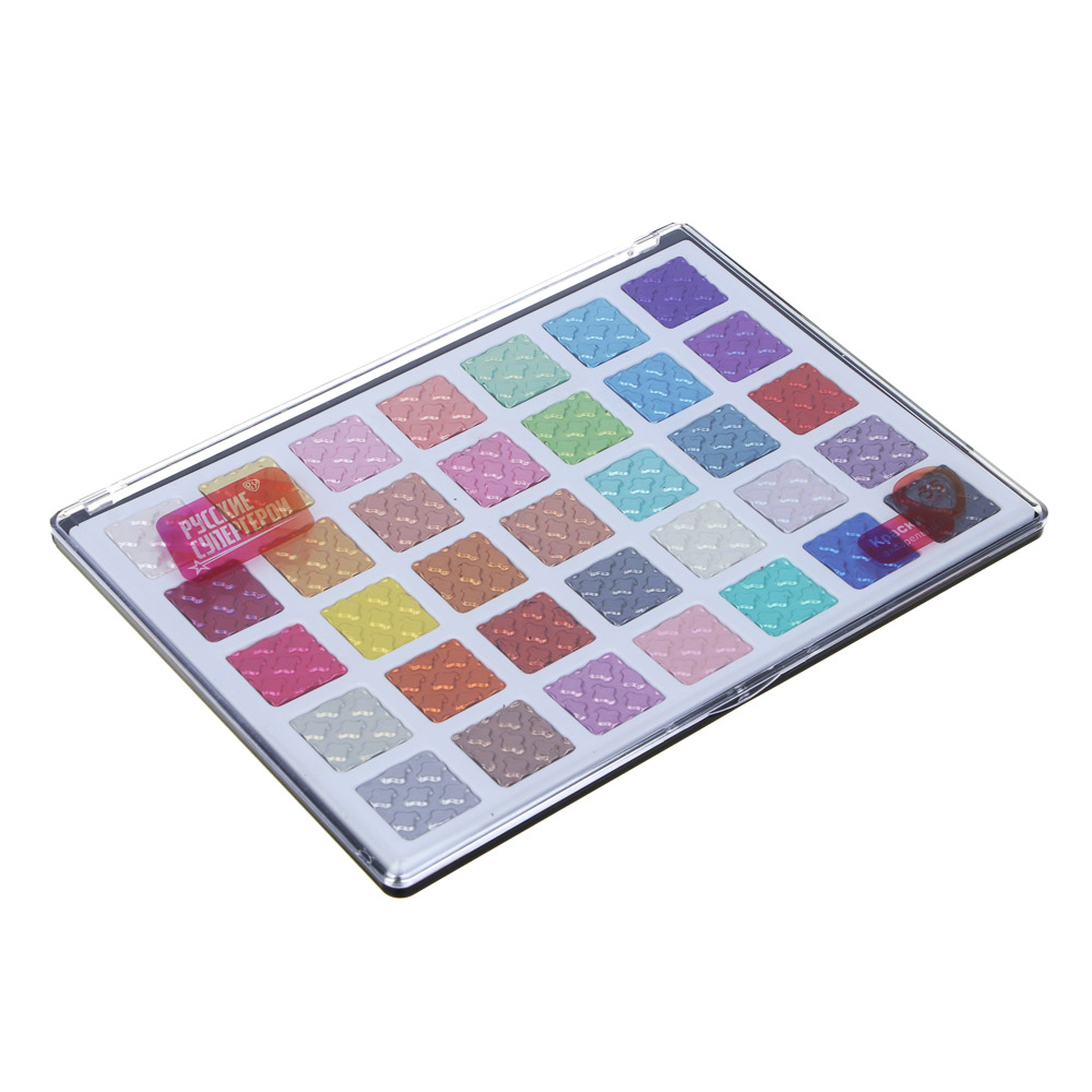 BY Русские Супергерои Краски акварельные, 35 цветов металлик, пл. бокс, арт.№ 801-040