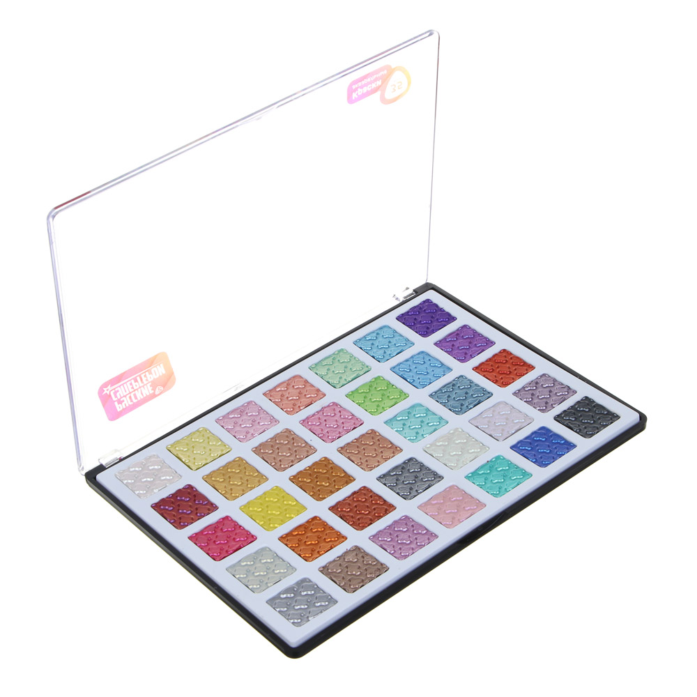 BY Русские Супергерои Краски акварельные, 35 цветов металлик, пл. бокс, арт.№ 801-040