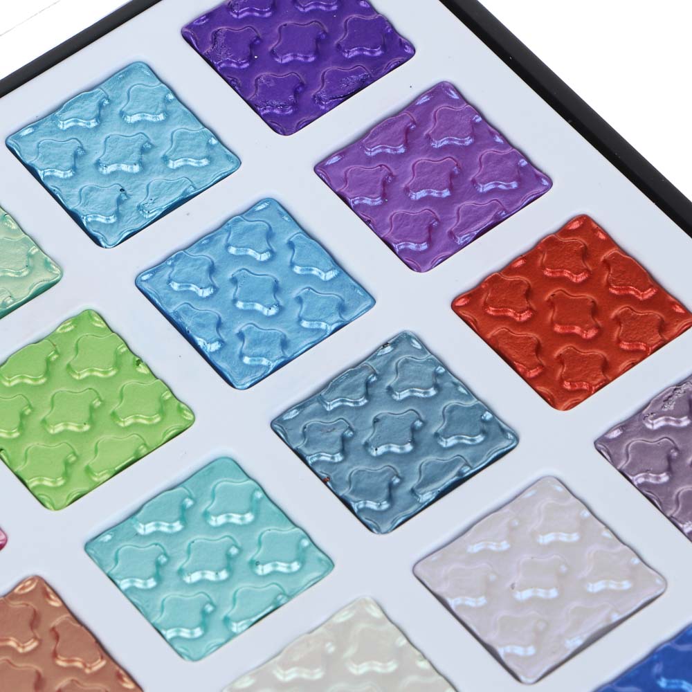 BY Русские Супергерои Краски акварельные, 35 цветов металлик, пл. бокс, арт.№ 801-040