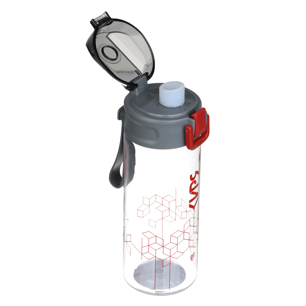 Киря Бутылка спортивная, 7,3x21,3см, 600мл, PC, PP, арт.№ 088-114