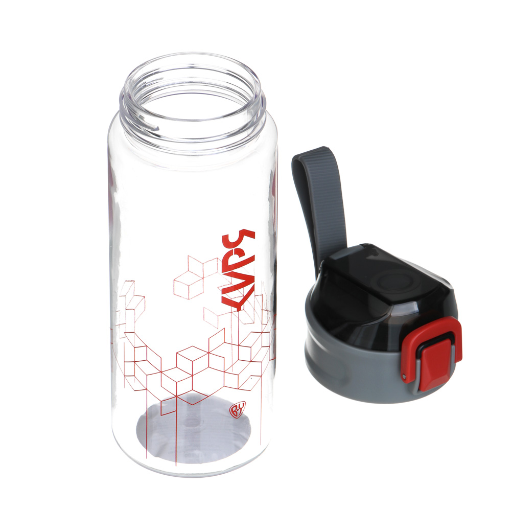 Киря Бутылка спортивная, 7,3x21,3см, 600мл, PC, PP, арт.№ 088-114