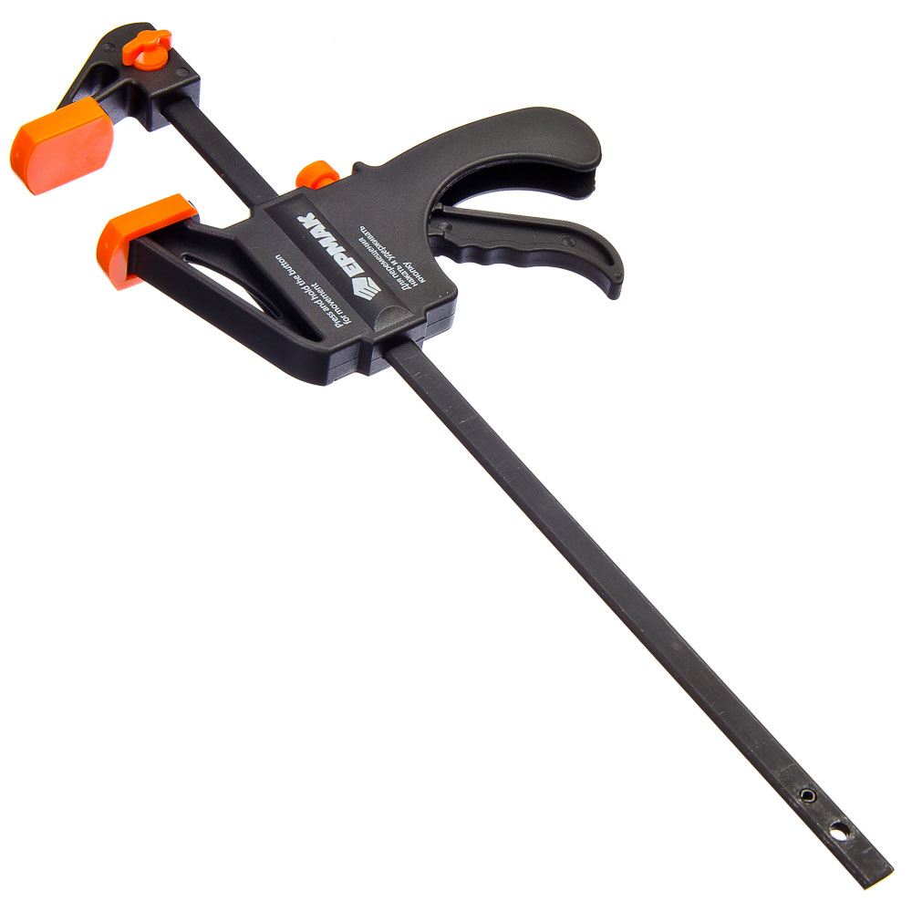 ЕРМАК Струбцина универсальная F-образная 200х315х45 пластиковый корпус, арт.№ 668-046