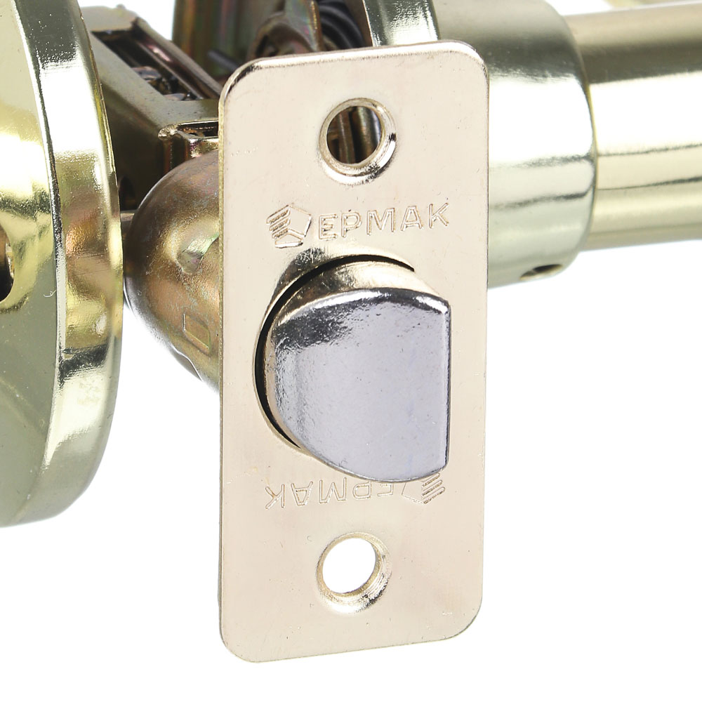 Комплект дверных ручек "ЗОЛОТО", с фиксатором, арт.№ 673-054