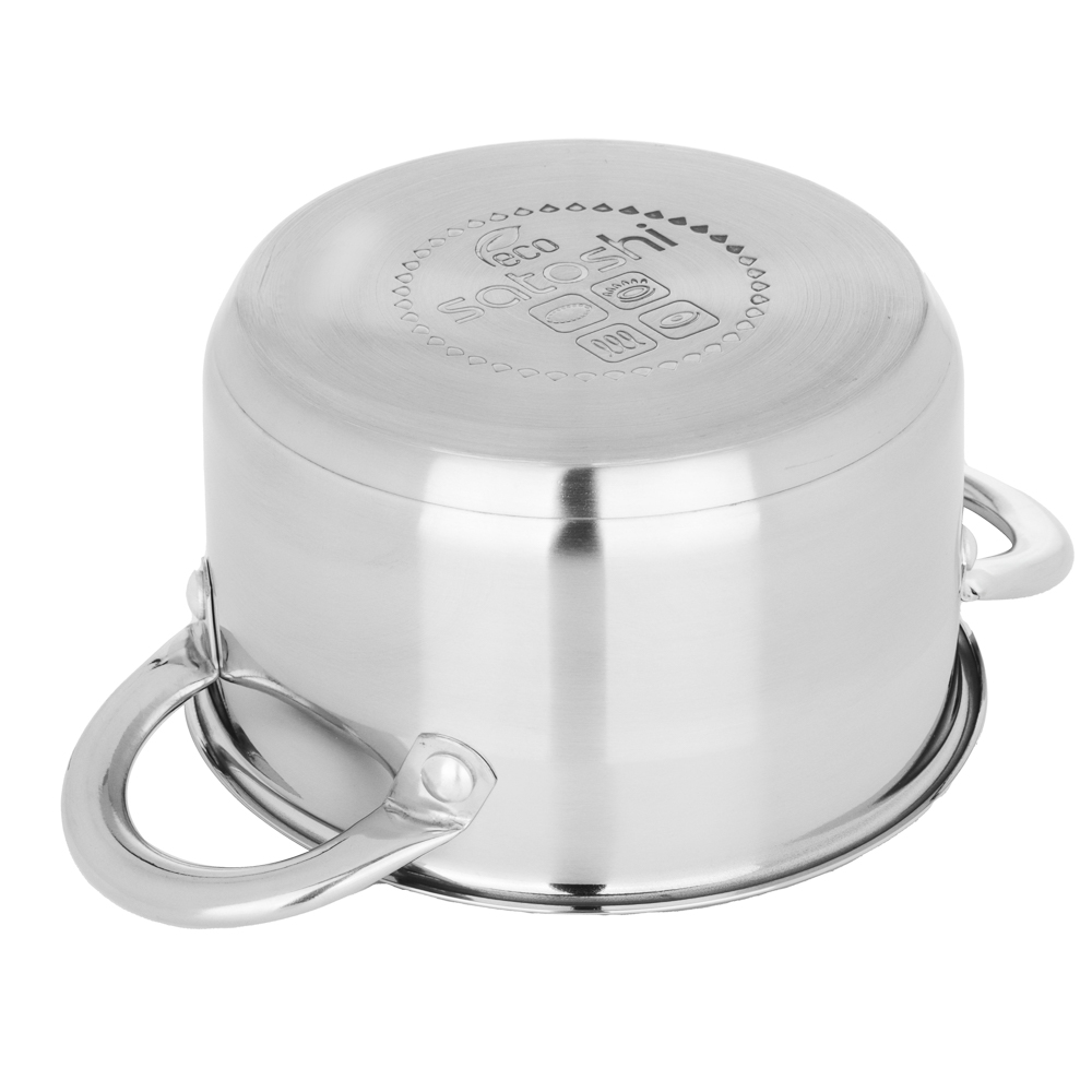 SATOSHI Асти Кастрюля 16х9,5см. 1,9л. со стекл. крышкой, индукция, арт.№ 822-001