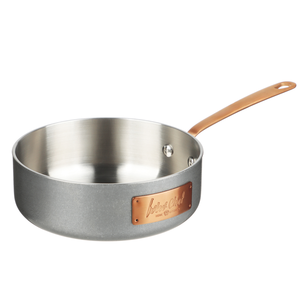 Ivlev Chef Ladoga Сковорода 14х5см индукция, нерж.сталь 18/10, арт.№ 822-005