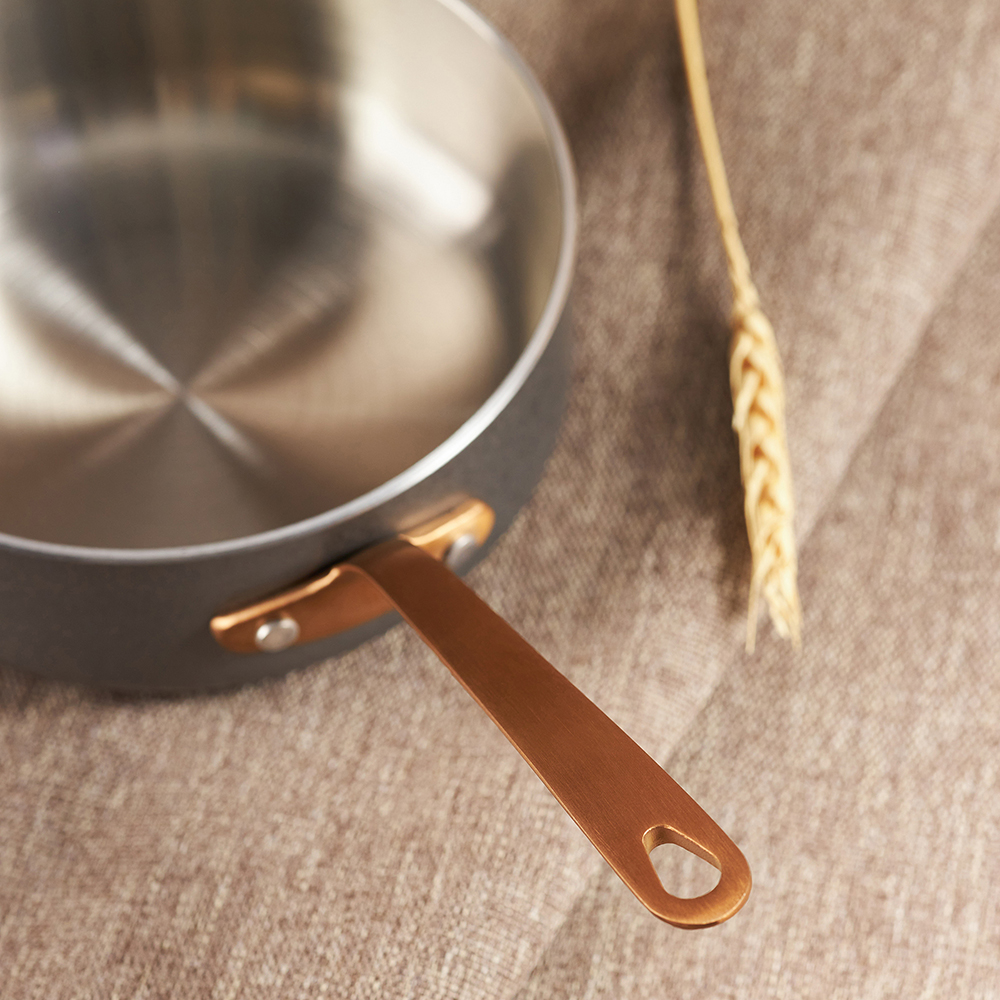 Ivlev Chef Ladoga Сковорода 14х5см индукция, нерж.сталь 18/10, арт.№ 822-005