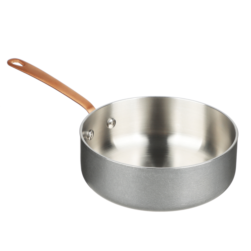 Ivlev Chef Ladoga Сковорода 14х5см индукция, нерж.сталь 18/10, арт.№ 822-005