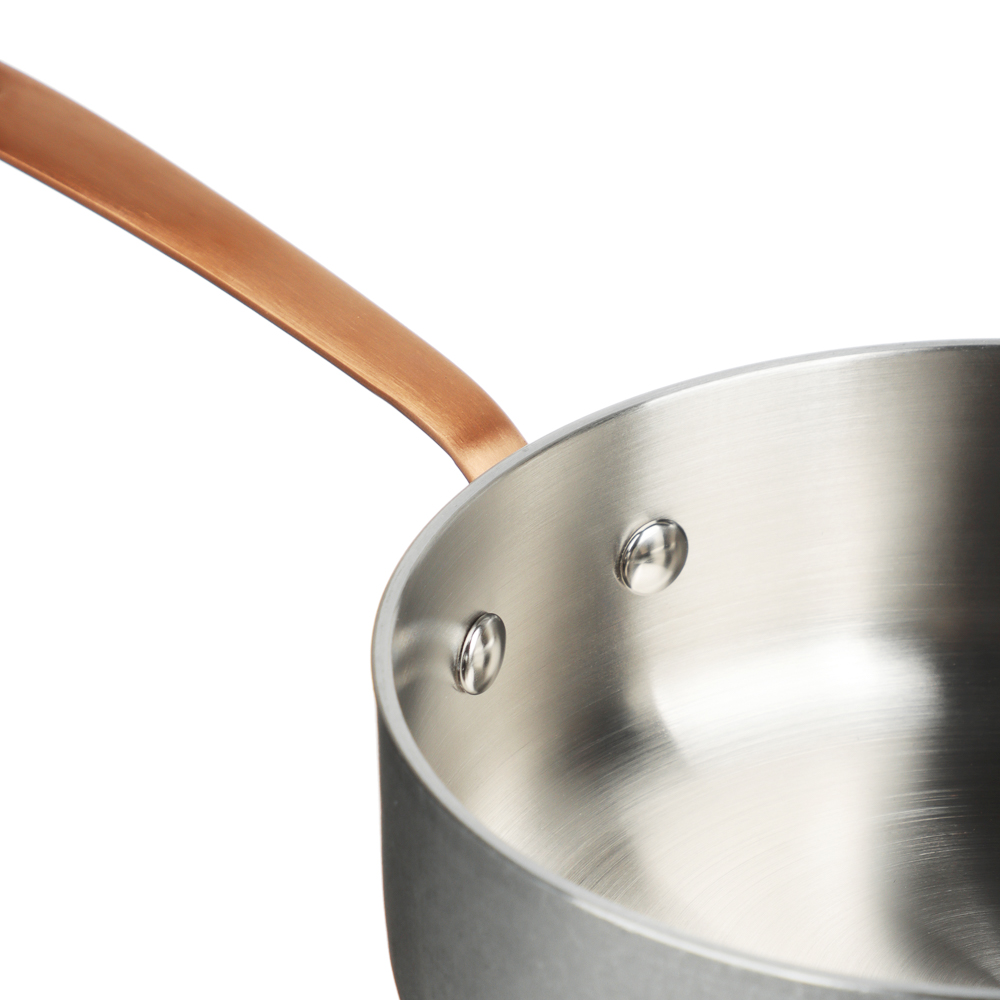 Ivlev Chef Ladoga Сковорода 14х5см индукция, нерж.сталь 18/10, арт.№ 822-005