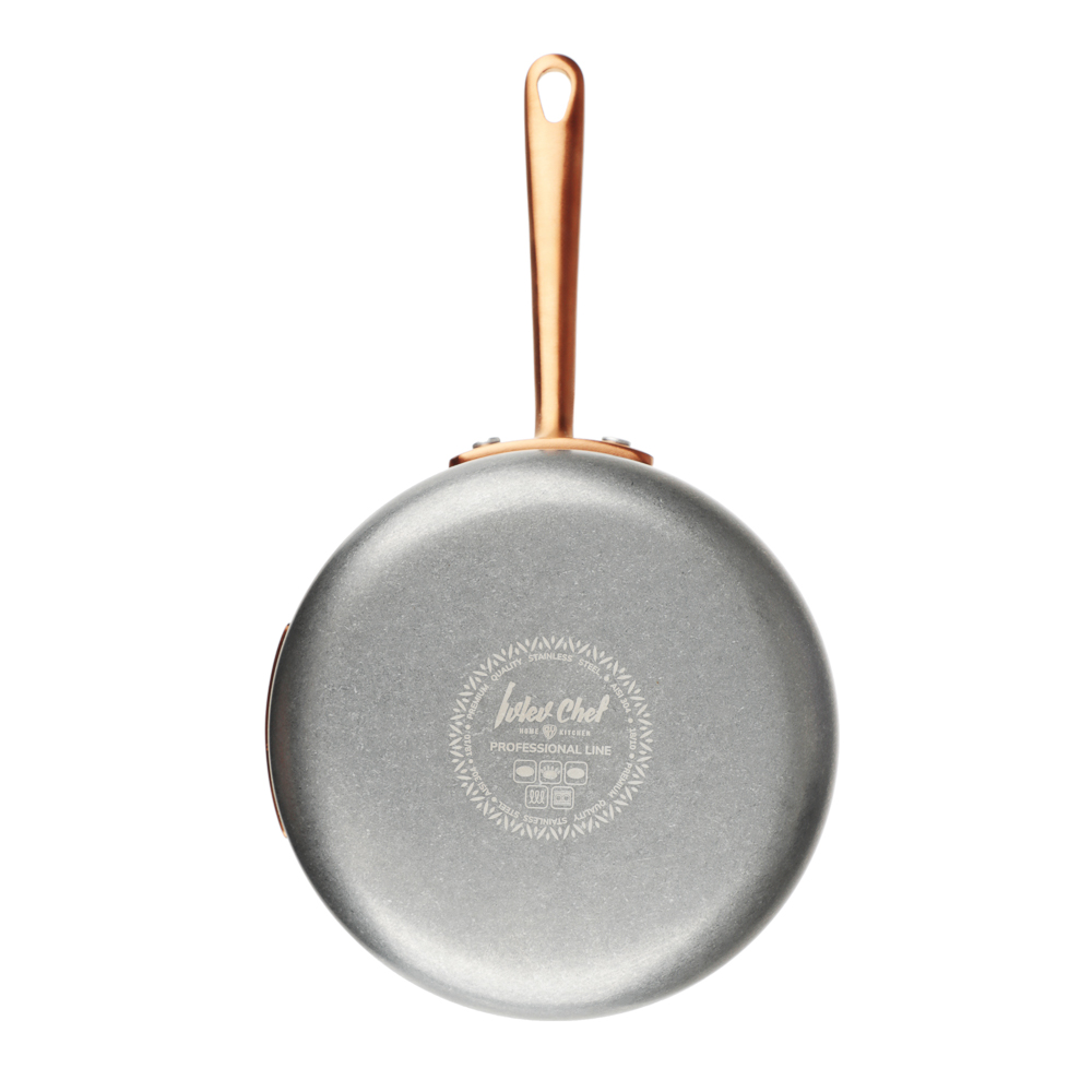 Ivlev Chef Ladoga Сковорода 14х5см индукция, нерж.сталь 18/10, арт.№ 822-005