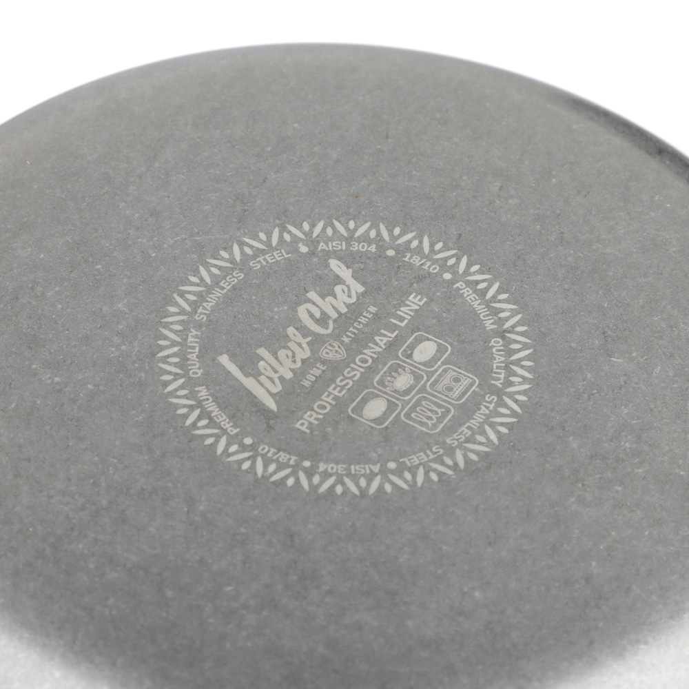 Ivlev Chef Ladoga Сковорода 14х5см индукция, нерж.сталь 18/10, арт.№ 822-005