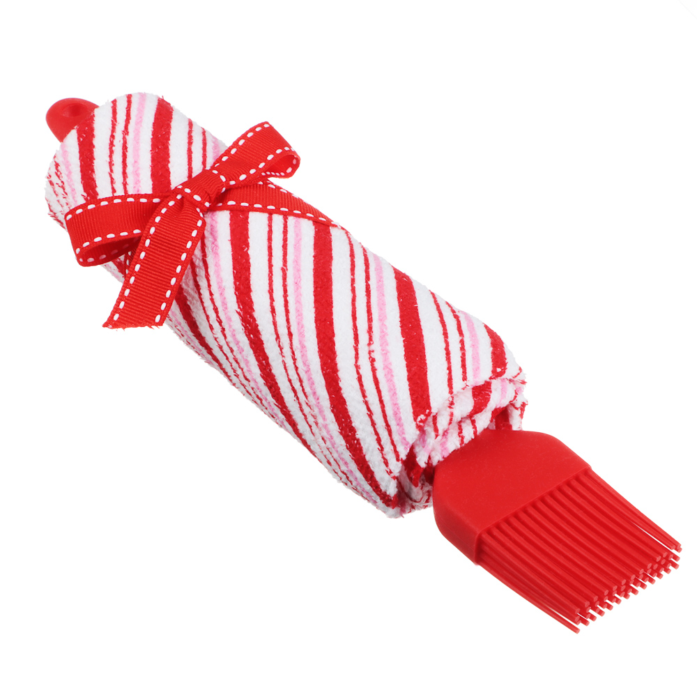 PROVANCE Винтер Полотенце кухонное с кисточкой, 100% хлопок 38х64см, силикон 25х4см, арт.№ 492-174