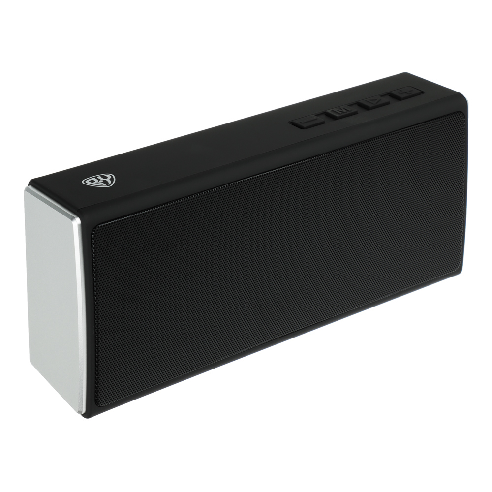 Колонка беспроводная BY Flat, 2x3 Вт, 1200мАч, БТ5.0, 22x10x5.6см, черный, пластик, арт.№ 443-041