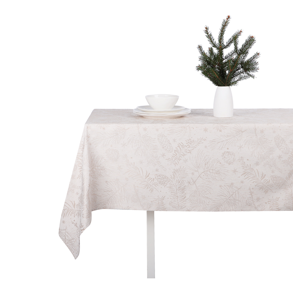 PROVANCE Фелиз Скатерть текстильная жаккард с водоотталкивающей пропиткой, 140x230см, 95% пэ, 5% лен, арт.№ 492-201