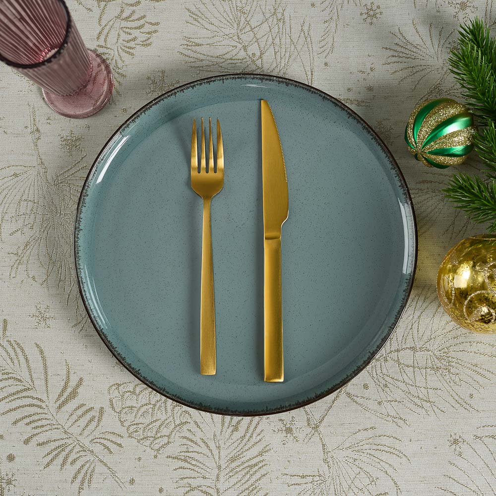 PROVANCE Фелиз Скатерть текстильная жаккард с водоотталкивающей пропиткой, 140x230см, 95% пэ, 5% лен, арт.№ 492-201