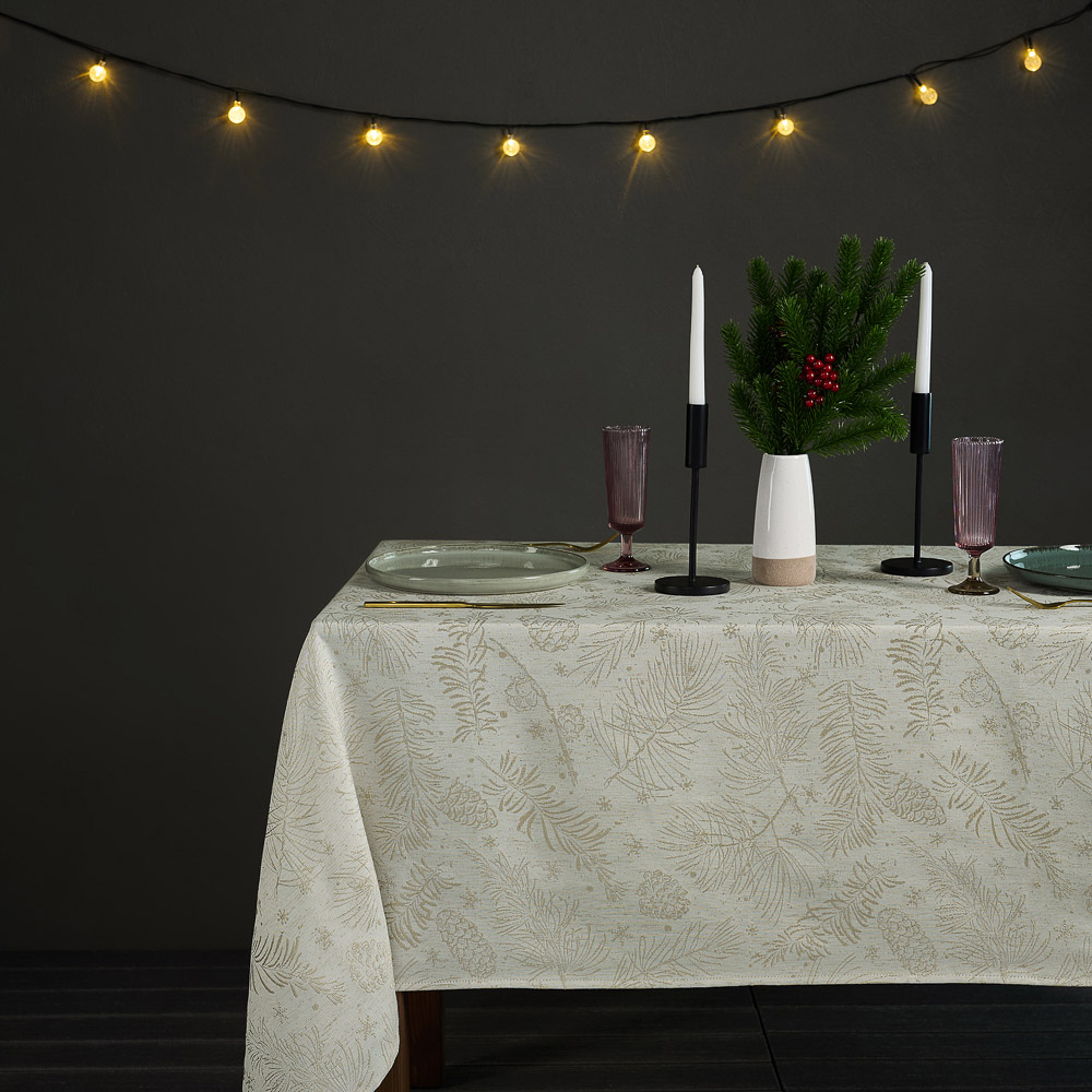 PROVANCE Фелиз Скатерть текстильная жаккард с водоотталкивающей пропиткой, 140x230см, 95% пэ, 5% лен, арт.№ 492-201