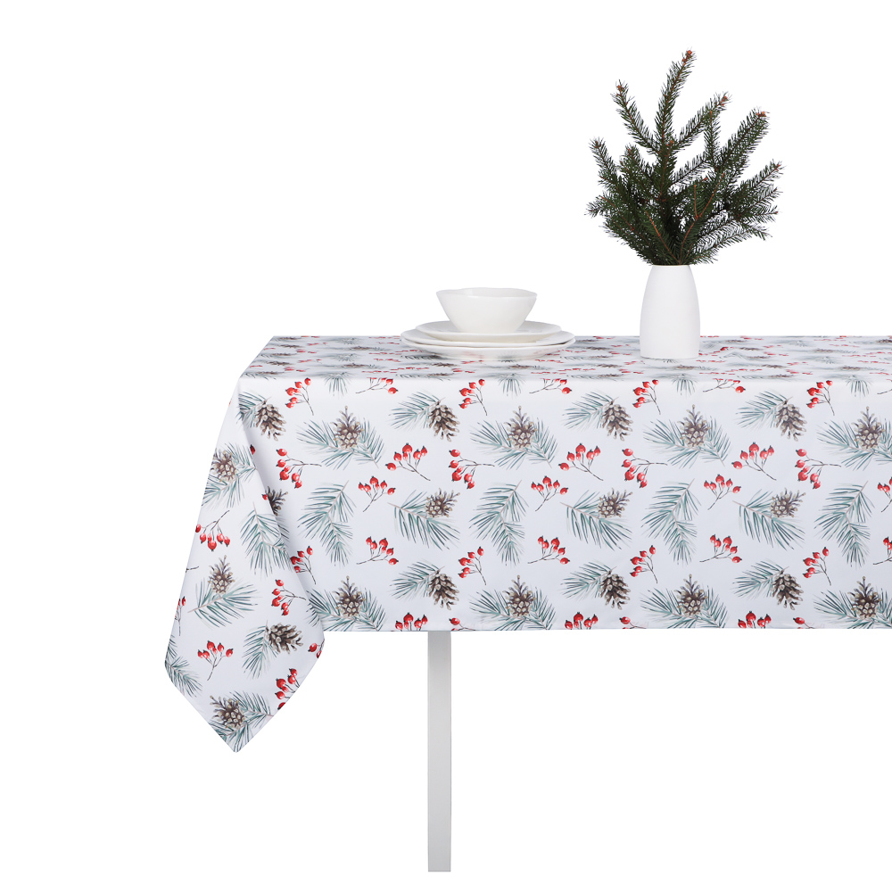 PROVANCE Фелиз Скатерть текстильная с водоотталкивающей пропиткой, 110x140см, 100% полиэстер, арт.№ 492-202