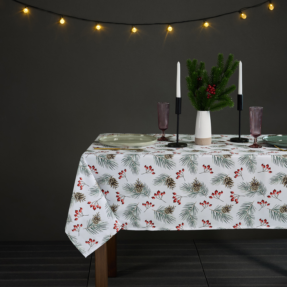 PROVANCE Фелиз Скатерть текстильная с водоотталкивающей пропиткой, 110x140см, 100% полиэстер, арт.№ 492-202