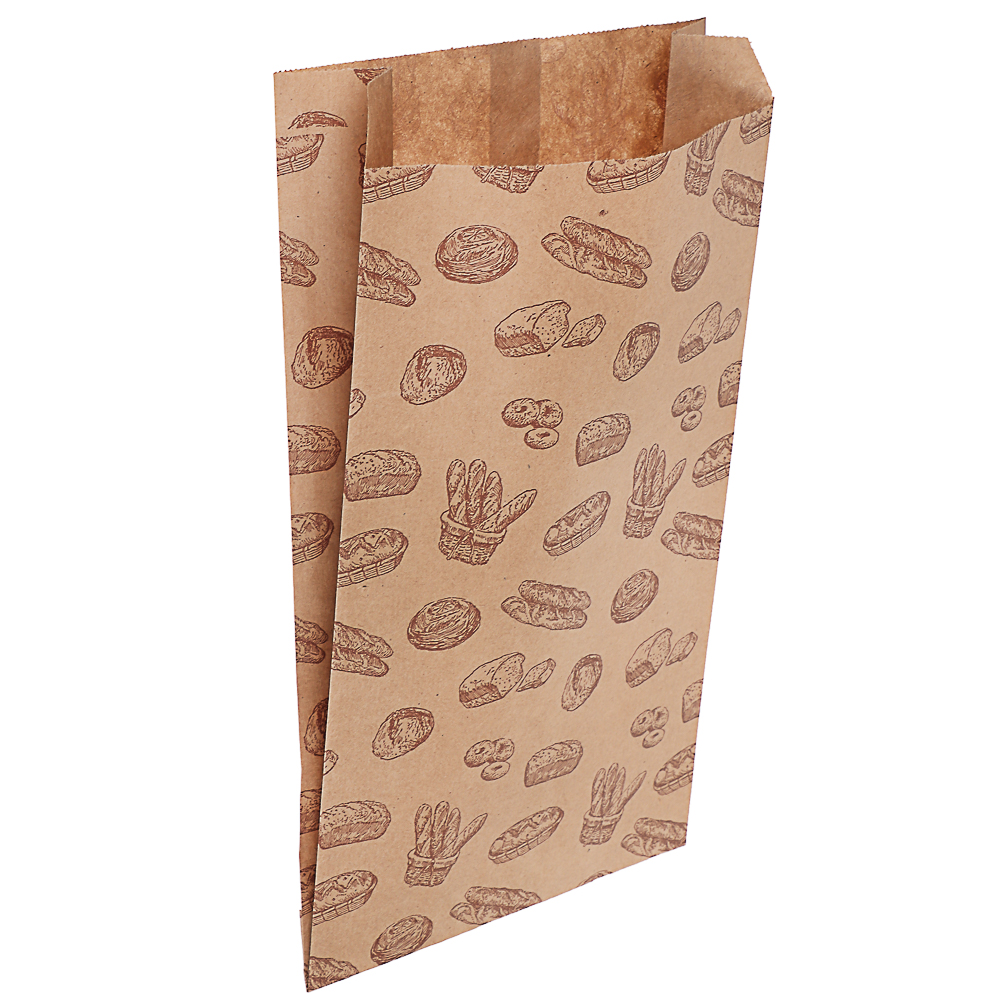 VETTA Пакеты бумажные для завтрака, V-дно, 17x30 см, 20 шт, арт.№ 438-048