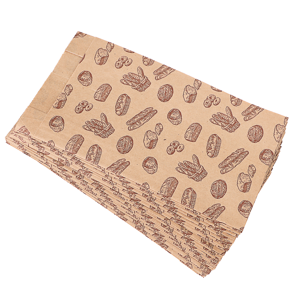 VETTA Пакеты бумажные для завтрака, V-дно, 17x30 см, 20 шт, арт.№ 438-048