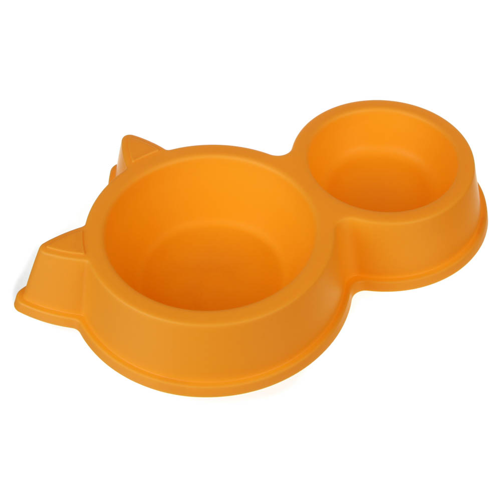 VETTA Миска для домашних животных двойная, пластмасса, 32х5 см, 130/ 350 мл, арт.№ 273-085