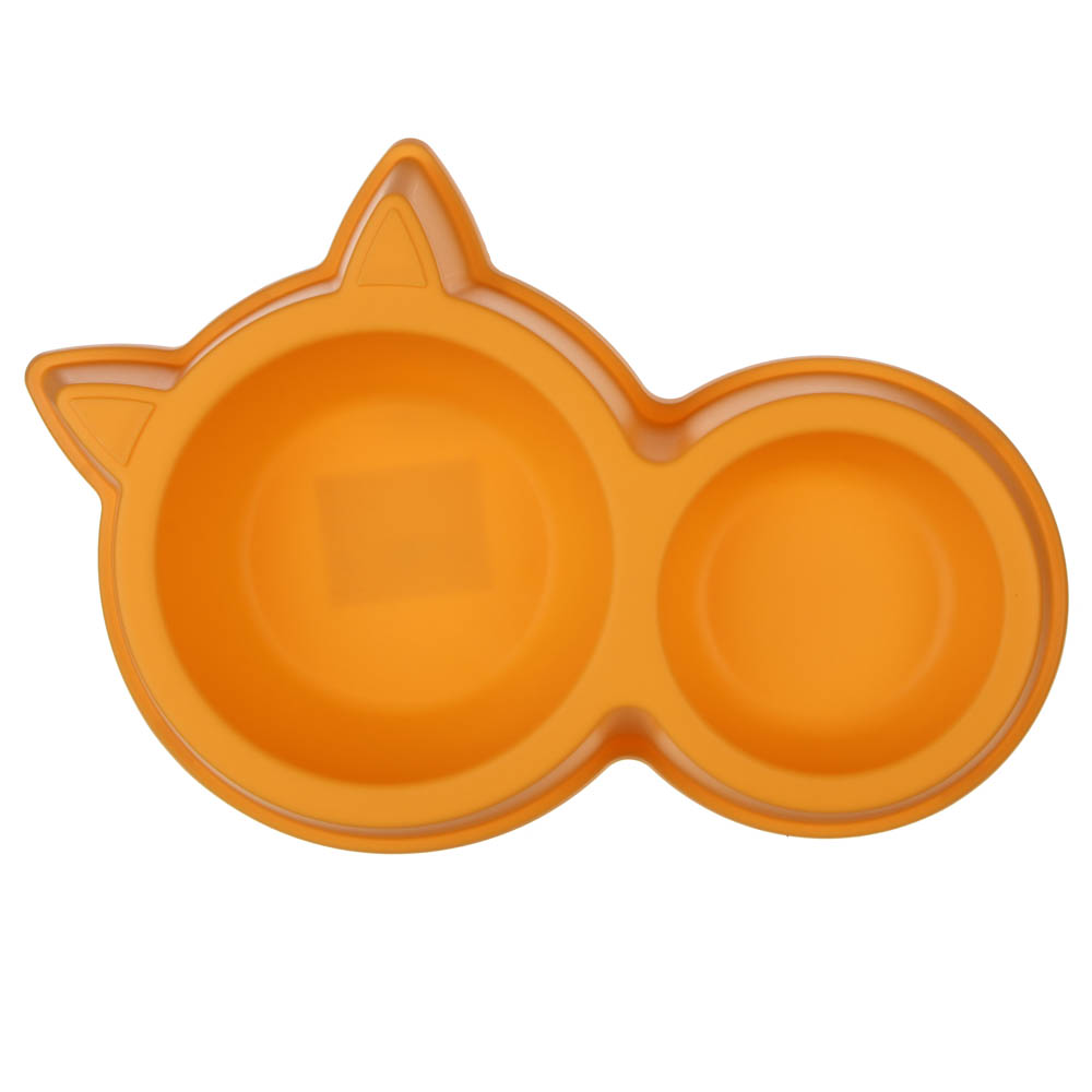 VETTA Миска для домашних животных двойная, пластмасса, 32х5 см, 130/ 350 мл, арт.№ 273-085