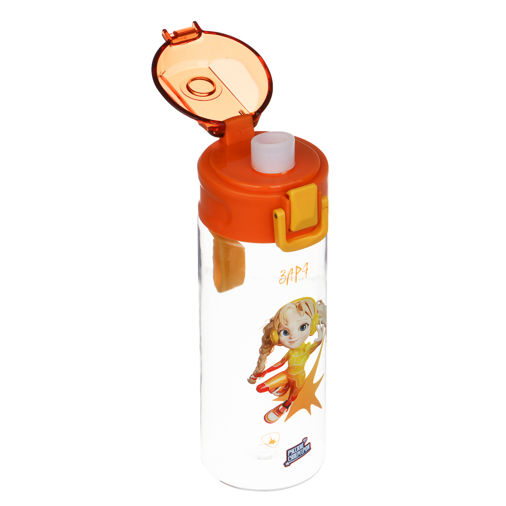 Бутылка спортивная тм BY Русские Супергерои, 7,3x21,3см, 600мл, PC, PP, 8 дизайнов, арт.№ 088-142