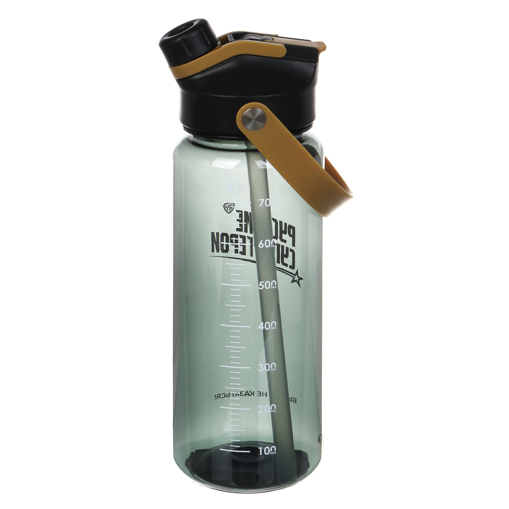 Бутылка для воды тм BY Русские Супергерои, 850мл, 24х8см, PC, PP, 2 цвета, арт.№ 088-143