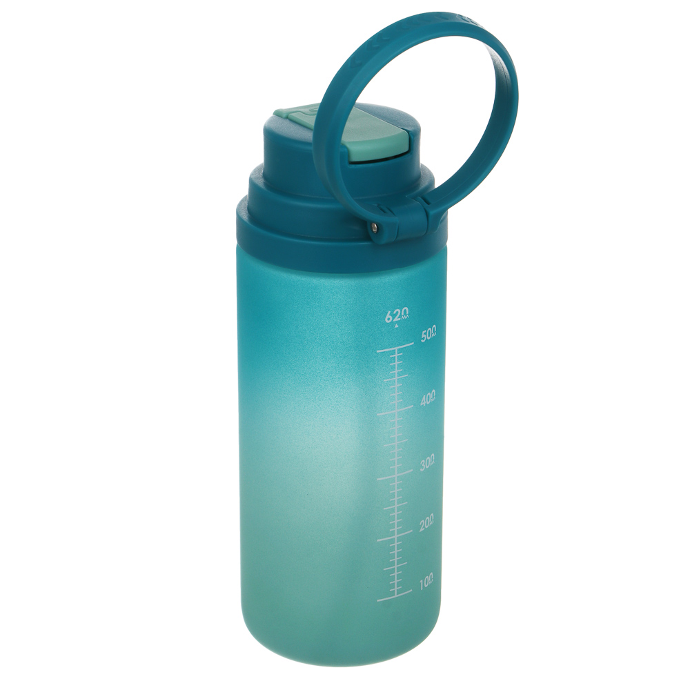 Бутылка для воды тм BY SPORT, 620мл, 20х7,5см, PC, PP, 3 цвета, арт.№ 088-144