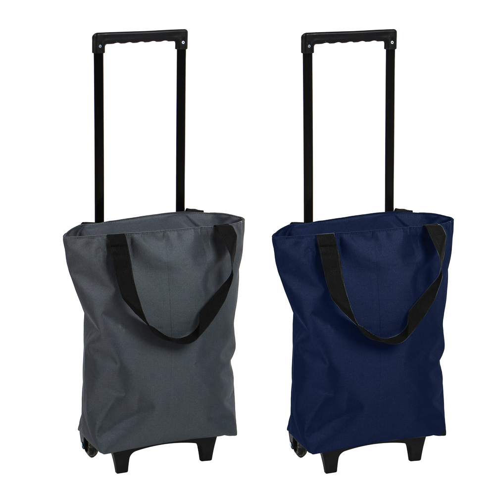 Тележка + сумка, с выдвижной ручкой тм VETTA, 84х26х18см, 14л, полиэстер, до 20кг, колеса ПУ, арт.№ 467-237