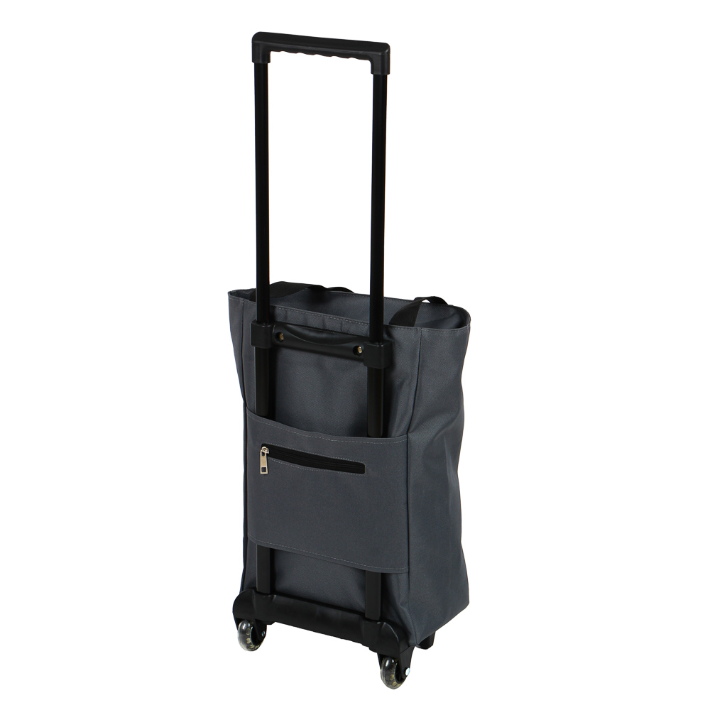 Тележка + сумка, с выдвижной ручкой тм VETTA, 84х26х18см, 14л, полиэстер, до 20кг, колеса ПУ, арт.№ 467-237