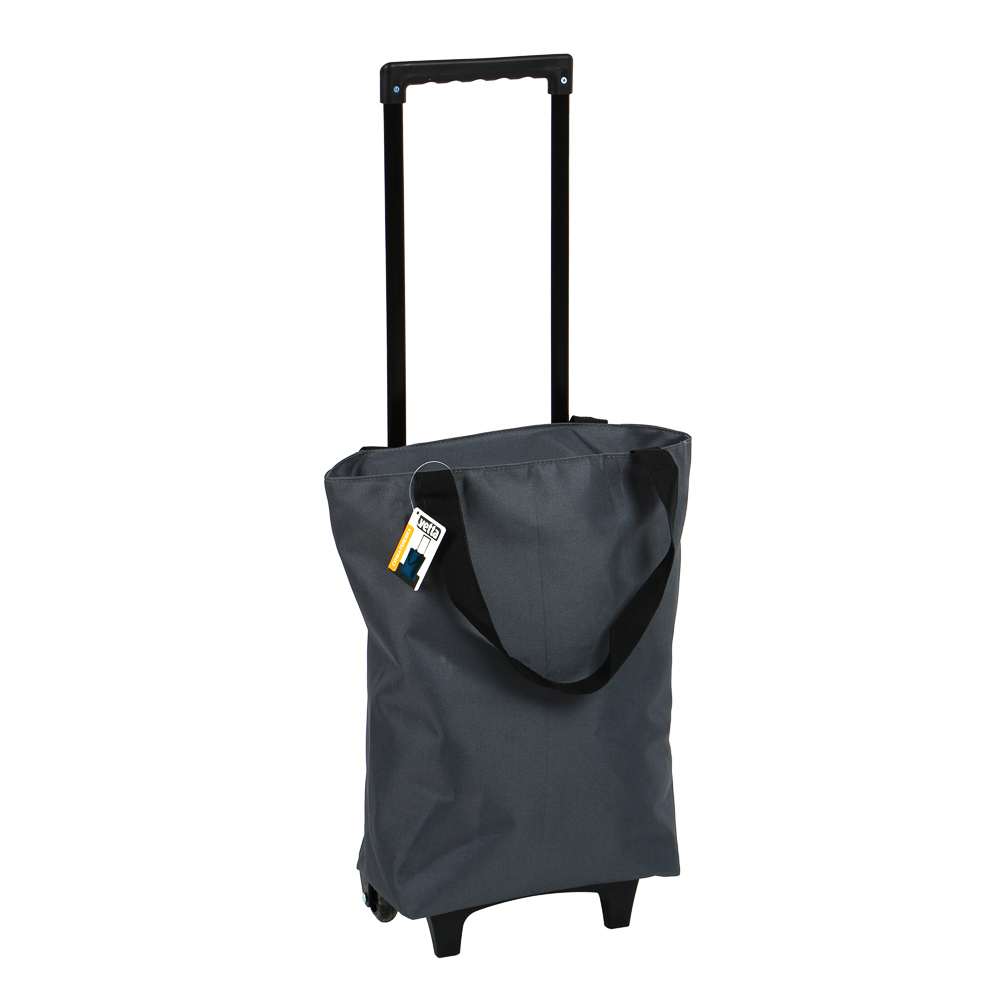 Тележка + сумка, с выдвижной ручкой тм VETTA, 84х26х18см, 14л, полиэстер, до 20кг, колеса ПУ, арт.№ 467-237