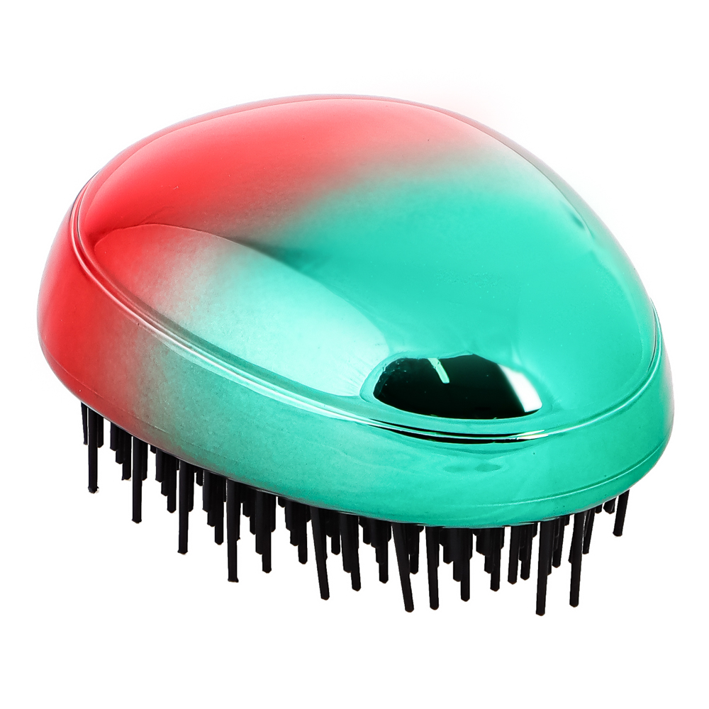 Расческа массажная тм ЮНИLOOK, пластик, 8,5х6,5см, 3-4 цвета, арт.№ 356-794