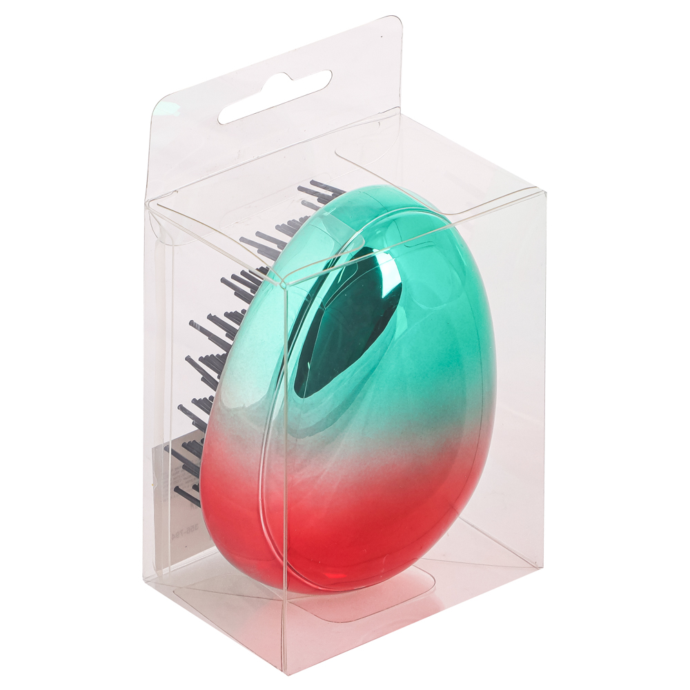 Расческа массажная тм ЮНИLOOK, пластик, 8,5х6,5см, 3-4 цвета, арт.№ 356-794